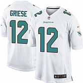 Nike Men & Women & Youth Dolphins #12 Bob Griese White Team Color Game Jersey,baseball caps,new era cap wholesale,wholesale hats